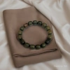 Wholesale of 9mm green sandalwood old-style beads, five sutra designs, men's and women's cultural playthings, prayer beads and Buddhist prayer beads Specification image